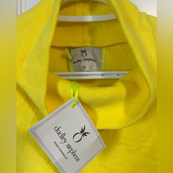 NWT Dudley Stephens Yellow Cobble Hill Turtleneck Sweater - Picture 8 of 10